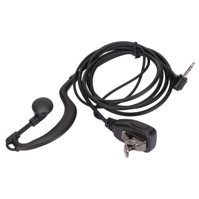 Casque Tactique PTT U94 - Compatible Kenwood ICOM Midland Motorola - Neuf