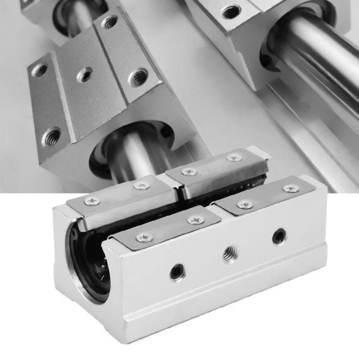 Bloc Linéaire SC30UU 30mm Pour CNC - Roulement à Billes En Alliage D’aluminium Pour Mouvement Précis