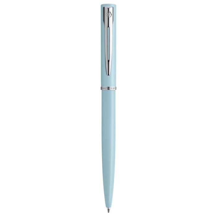 WATERMAN Allure Pastel stylo bille, bleu pastel, recharge bleue pointe moyenne, Coffret cadeau