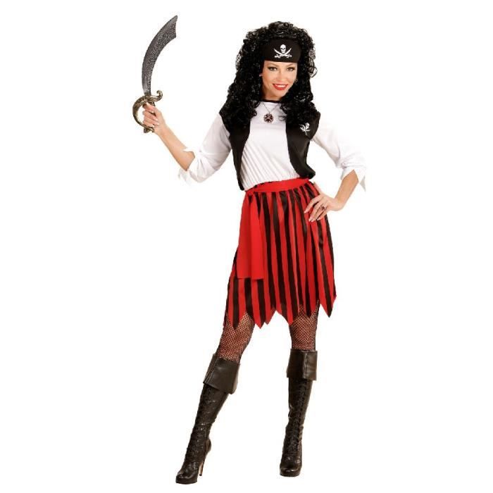 Deguisement Pirate Femme, Cosplay Costume Pirate pour Halloween Carnaval,  XL - Cdiscount Jeux - Jouets