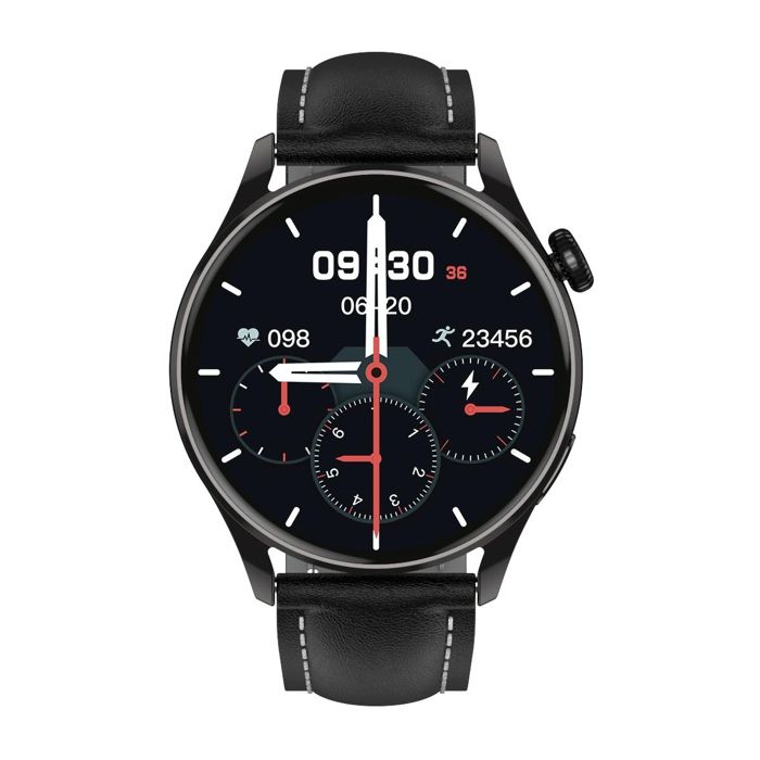 Montre Connectée Luxe Cuir IP67 Étanche Multisport - vue 2