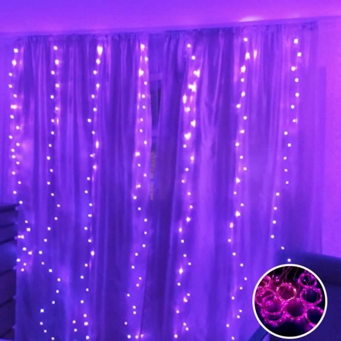Guirlande Lumineuse Rideau LED – Guirlande Lumineuse RVB USB Avec Télécommande Pour Noël, Nouvel An, Fête, Décoration De Fenêtre, Chambre À Coucher Du 2,49 € | DHgate