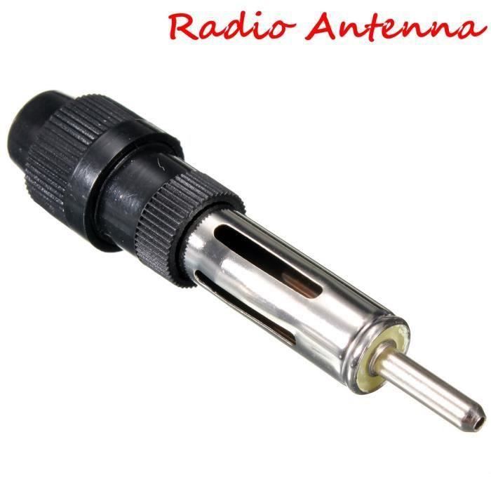 Lot De 5 Adaptateurs ISO Mâles Pour Antenne Radio Voiture - Connecteurs Plastique Cuivre