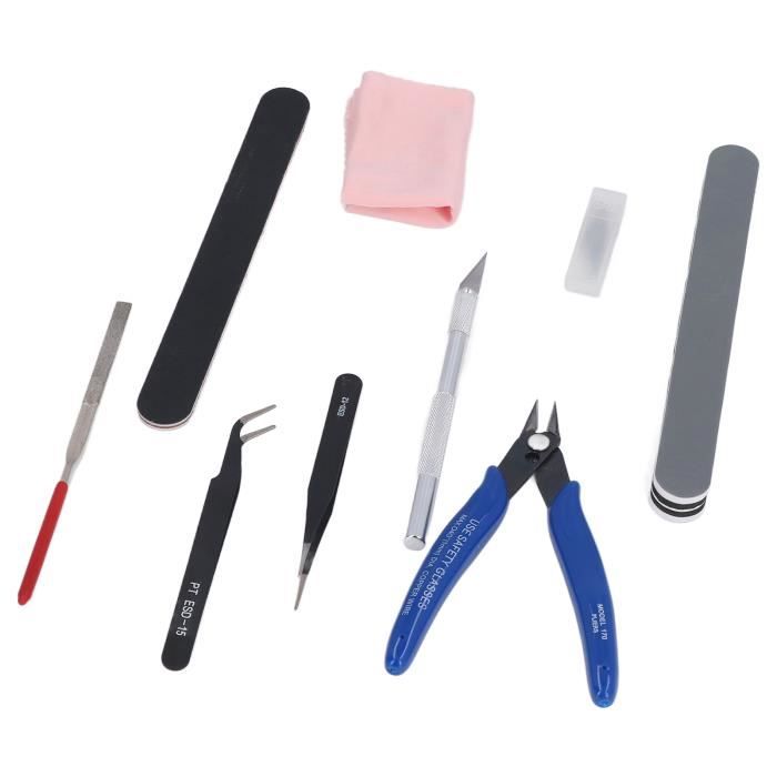 Kit Manucure Et épilation - 2 Mini Ciseaux + 2 Pinces à épiler + Accessoires, Occasion Mais Complet