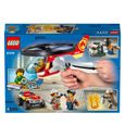 LEGO® City 60248 L’intervention de l’hélicoptère des pompiers, Jouet Volant avec quad ATV pour Enfants de 5 ans et +-1