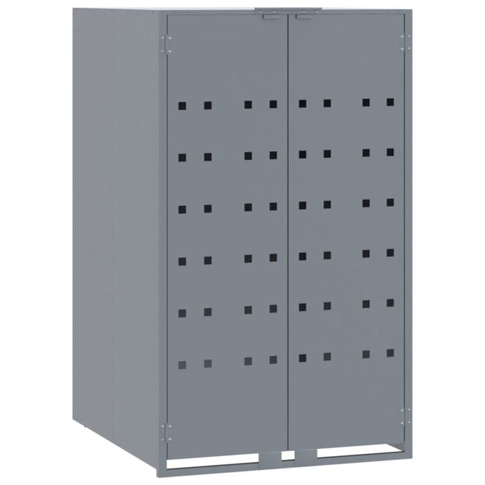Cache Poubelle/ Rangement à roulettes pour poubelles - VIDAXL - pour ...