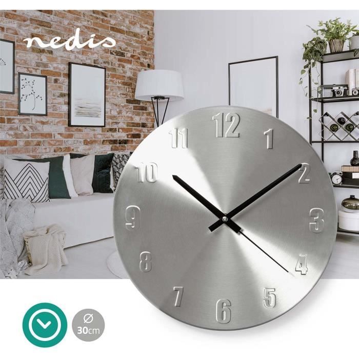 Pendule Murale De 30 Cm De Diamètre,Style Européen,Horloge Murale Ronde