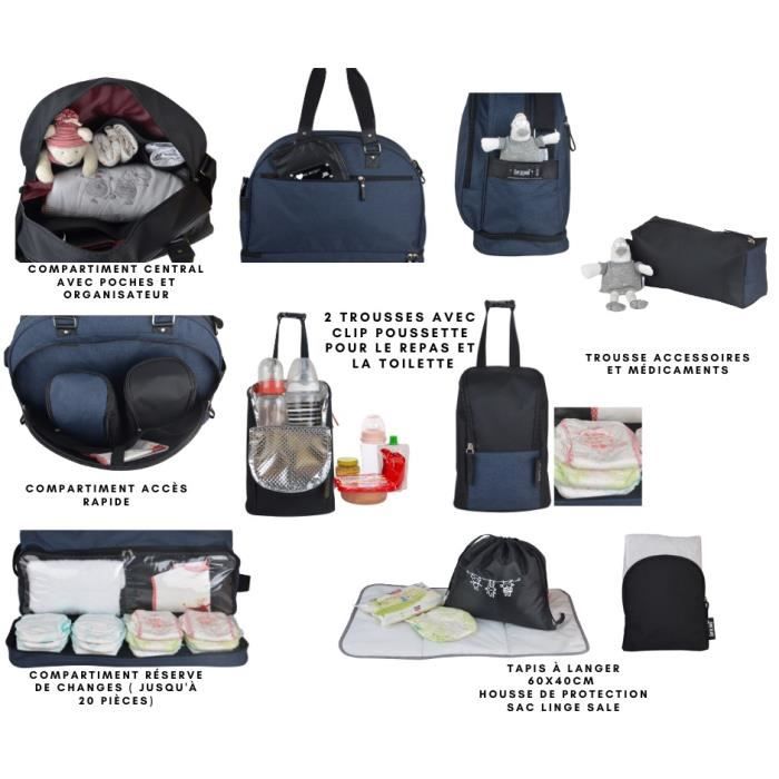 Sac à langer grand format sale