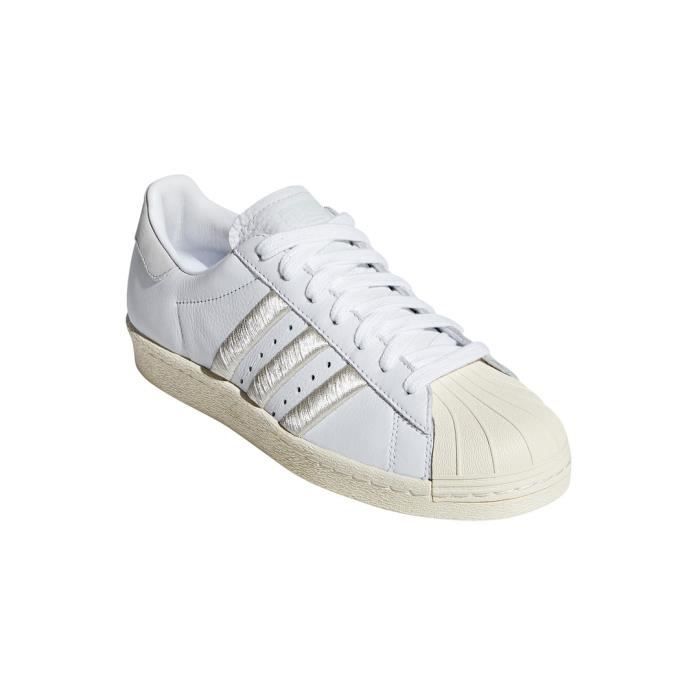 Adidas superstar 80s femme blanc 2025