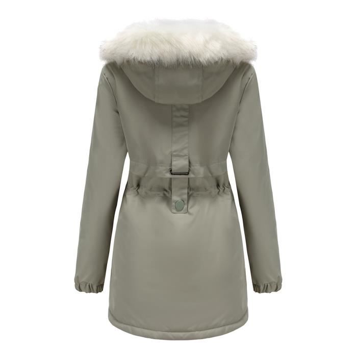 Hfx faux fur best sale hooded parka jacket