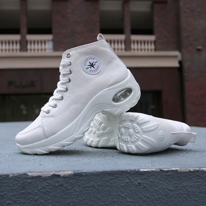 Baskets Blanches Sneakers Femme Tendance Baskets Femme Blanches