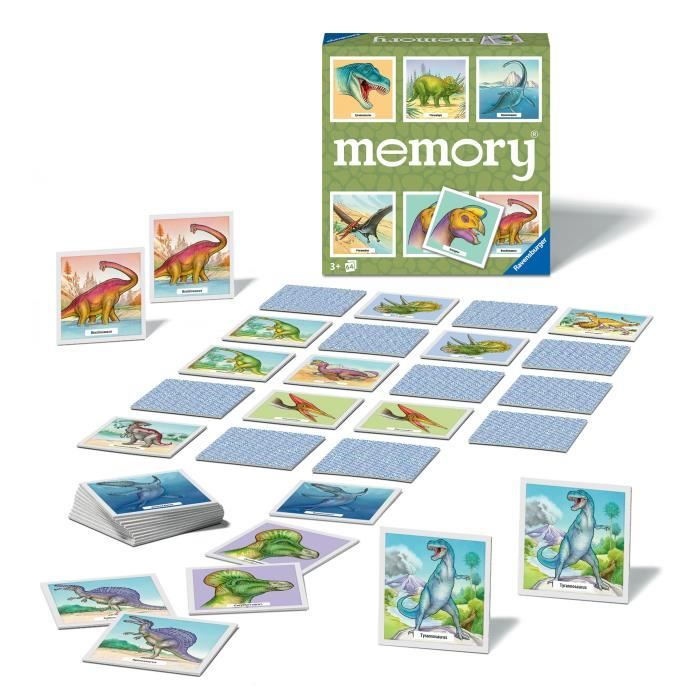 Pat' Patrouille Memory®, Jeu éducatif classique, Jeu de mémoire, Ravensburger, Dès 3 ans Pat' Patrouille Memory®, Jeu éducatif classique, Jeu de mémoire, Ravensburger, Dès 3 ans