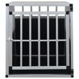 Cage pour chien avec une porte 65 x 91 x 69,5 cm  -HB065-2
