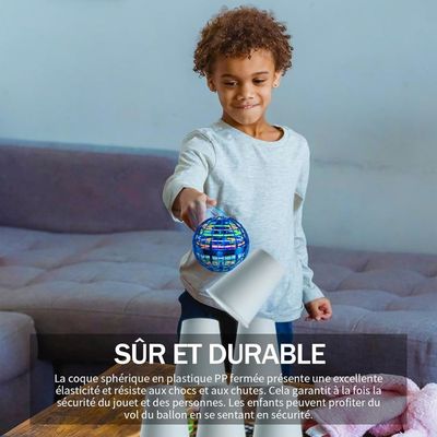 Boule Volante LED UFO - Jouet Lumineux Pour Enfants 6-12 Ans (extérieur/intérieur, Rechargeable)