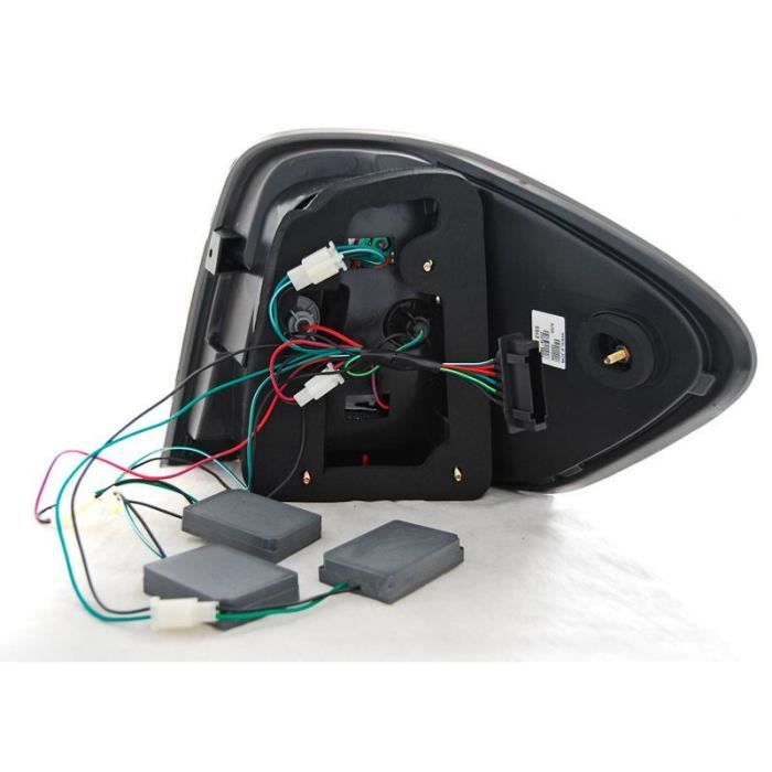 FEUX ARRIERE POUR MERCEDES ML W163 98-05 LED FOND CHROME FUM