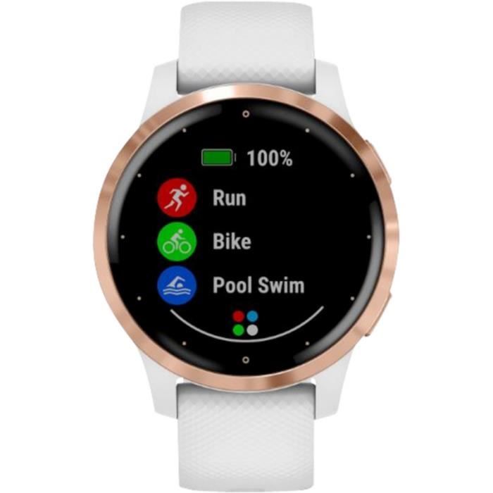 Garmin watch white sale and rose gold