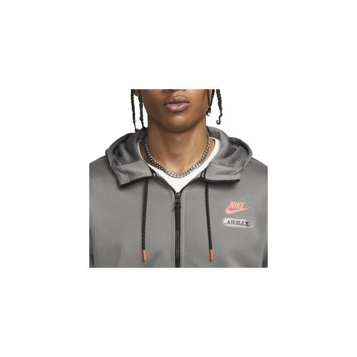 Veste de survetement Nike NSW AIR MAX PK Gris Cdiscount Sport