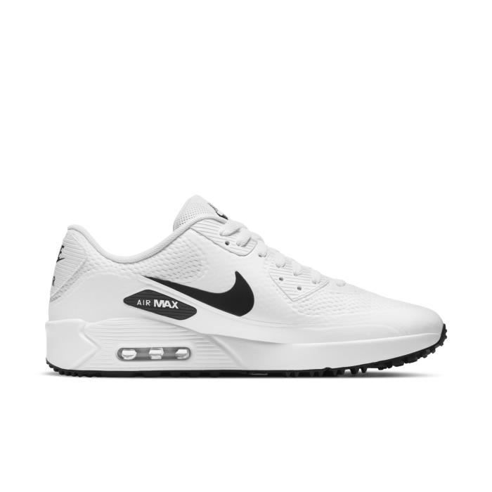 Chaussures de golf de golf Nike Air Max 90 G white black 36 5 Cdiscount Sport