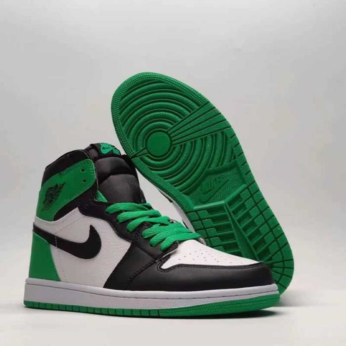 Jordan 1 on sale noir vert