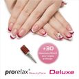 prorelax Kit manucure et pédicure DELUXE - PRORELAX - 15 accessoires en acier chirurgical - Blanc-3