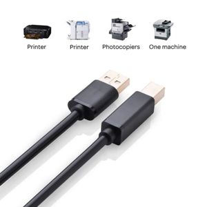 USB Printer Cable Lead For HP Deskjet 2620 3720 3735 3520 3520 Officejet  Pro