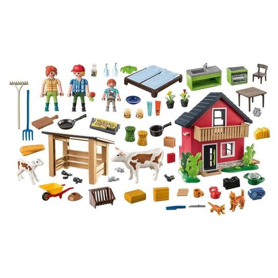 Playmobil la esposa del granjero con gallinas 6965 playmobil castillo