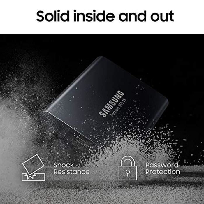 Test Samsung T5 500 Go : un SSD portable de premier choix - Les Numériques