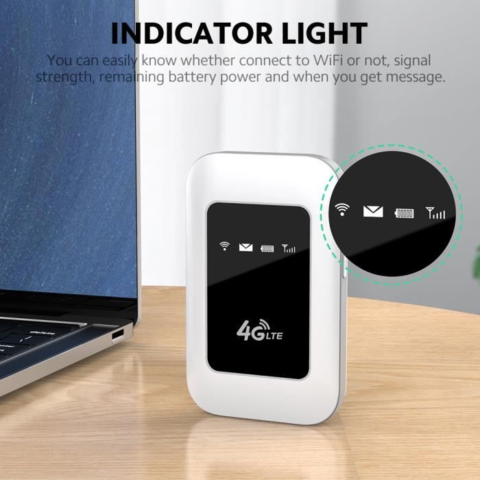 4G Portable WiFi Hotspot 150Mbps MiFi Mobile Router avec prise en ...