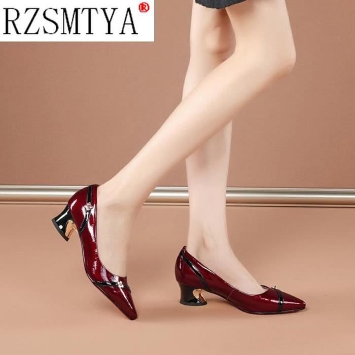 Chaussure pointu hotsell talon carre