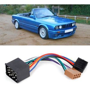 Sound-way Cadre Adaptateur Autoradio 1 DIN BMW Série 3 E46 1998-2005 - Façade Noire Montage Plug & Play