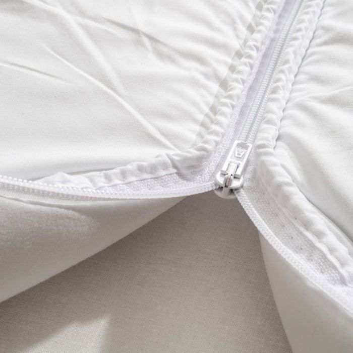 Couette Chaude 220x240cm BLEU CALIN Segmentable - zip pour séparer en 2 ...