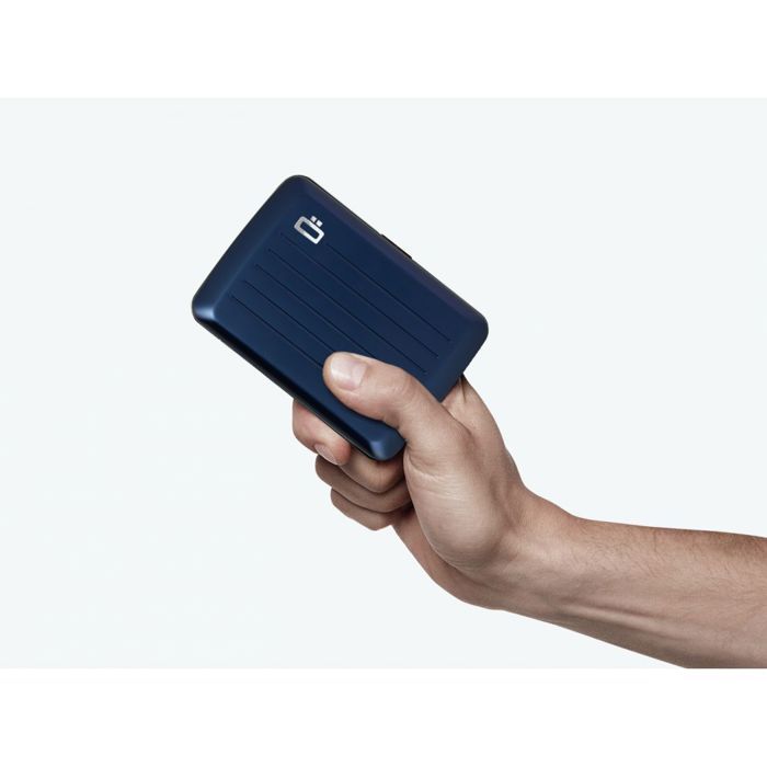 Ogon Designs Phone Bag – Besace Et Portefeuille En Aluminium Bleu Marine – Fabriqué En France