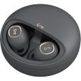 AUKEY Écouteur Bluetooth 5.0 sans Fil Stéréo Oreillettes Etui de Charge QI USB C IPX5 Étanche Autonomie 24H Stéréo TWS EP-T10-0