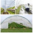 Dilwe Film de PE Accessoire agricole serre couverture plante jardin anti-poussière transparente film plastique PE-0