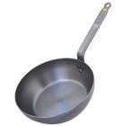 Sauteuse Paysanne - DE BUYER - En acier minéral B - Ø24cm - Hauteur 7.7cm - Manche fixe - Capacité 2.5L
