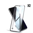VERRE TREMPÉ IPHONE XS MAX VITRE DE PROTECTION COUVERTURE COMPLÈTE PACK 2 PCS GHL TECH