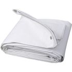 WOLTU Bâche de protection en polyéthylène, Bâche d’extérieur, Couverture de bateau,180g-m2, 3x4 m, Blanc