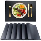 Sets de Table en PU Cuir - YOLISTAR - 6pcs - 45x30cm - Antidérapant - Imperméable