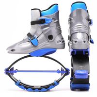 Chaussures de saut Chaussures Bounce Kangourous bottes rebondissant 36-38 (L) Gris + Bleu Kangaroos Jumping Bounce Shoes 