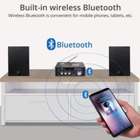 Amplificateur Audio ACMOMO 600W Bluetooth 5.0 - HiFi Stéréo
