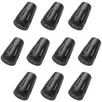 Lot De 10 Embouts En Caoutchouc Pour Bâtons De Randonnée - Diamètre Int. 1.1 Cm - Protection Pointe Antidérapante