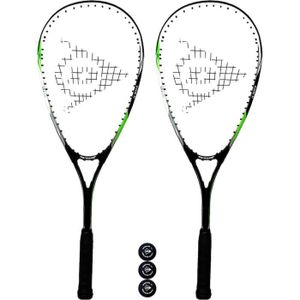 HOUSSE SQUASH dunlop biotec x-lite ninja raquette de squash avec housse et 3 balles de squash