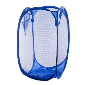 FILET DE LAVAGE Royal blue - Panier à linge pliable pour la maison, panier de rangement de salle de bain panier à mailles sac