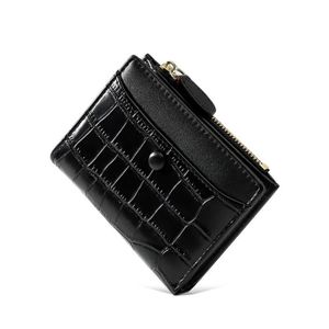 Porte-monnaie Mini écureuil Imprimé - Tissu Oxford - Fermeture éclair - Noir