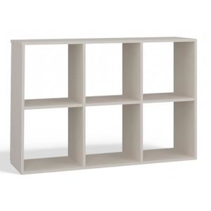 Étagère Modulable Klaus 9 Cases - 102 Cm De Long, Marron - En Panneaux De Particules - Neuf Sous Emballage