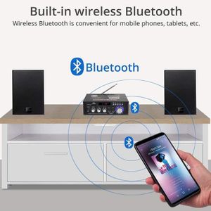 AMPLIFICATEUR HIFI Amplificateur Audio ACMOMO 600W Bluetooth 5.0 - Hi