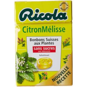 BONBONS ACIDULÉS RICOLA - LOT DE 5 - RICOLA - Citron Mélisse Bonbon