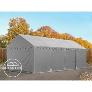 TONNELLE - BARNUM Tente de stockage TOOLPORT 4x8 m en PVC 500g/m², g