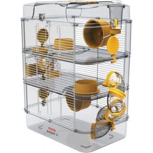 CAGE Cage Rody 3 Trio Pour Hamster - Banane