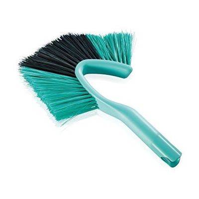 Leifheit Balai Tête De Loup Dusty - Plumeau Triangulaire Efficace Pour Coins, Murs Et Plafonds - Click System